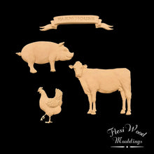 Load image into Gallery viewer, FlexiWood Farm Friends 4 pack FW27
