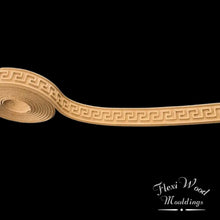 Load image into Gallery viewer, FlexiWood Greek Key Pattern Coiled Trim 2mt FW48