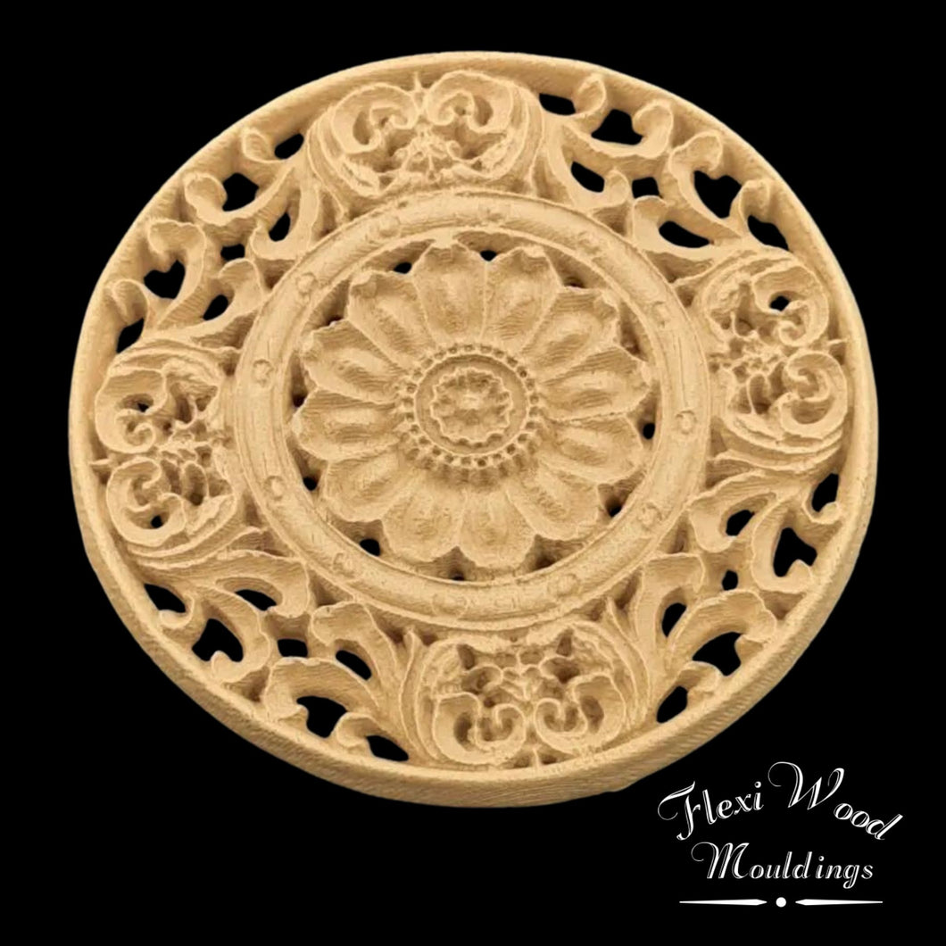 FlexiWood Floral Medallion FW72
