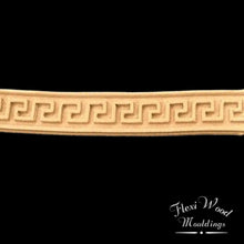 Load image into Gallery viewer, FlexiWood Greek Key Pattern Coiled Trim 2mt FW48

